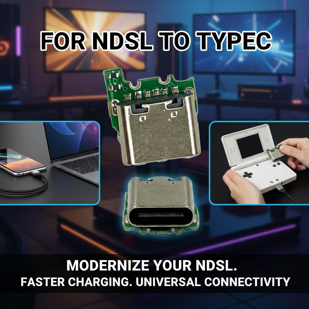 Gaming Console Type - Untuk Konsol Game NDSL, Adaptor Port