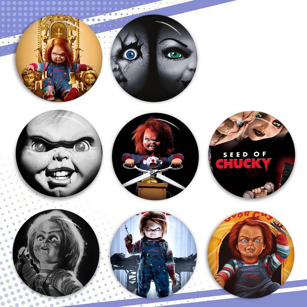 Gaming Console Buttons - Pin Tombol Lembut Film Horor Chucky