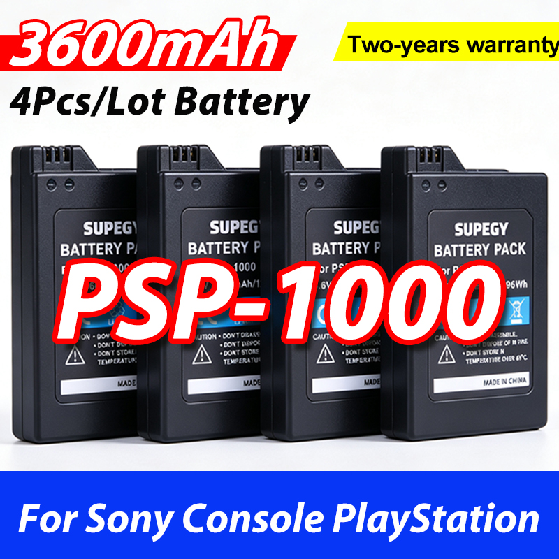 4Pcs/Lot 3.6V 3600mAh PSP-1000 - Gaming Console New ulasan dan harga