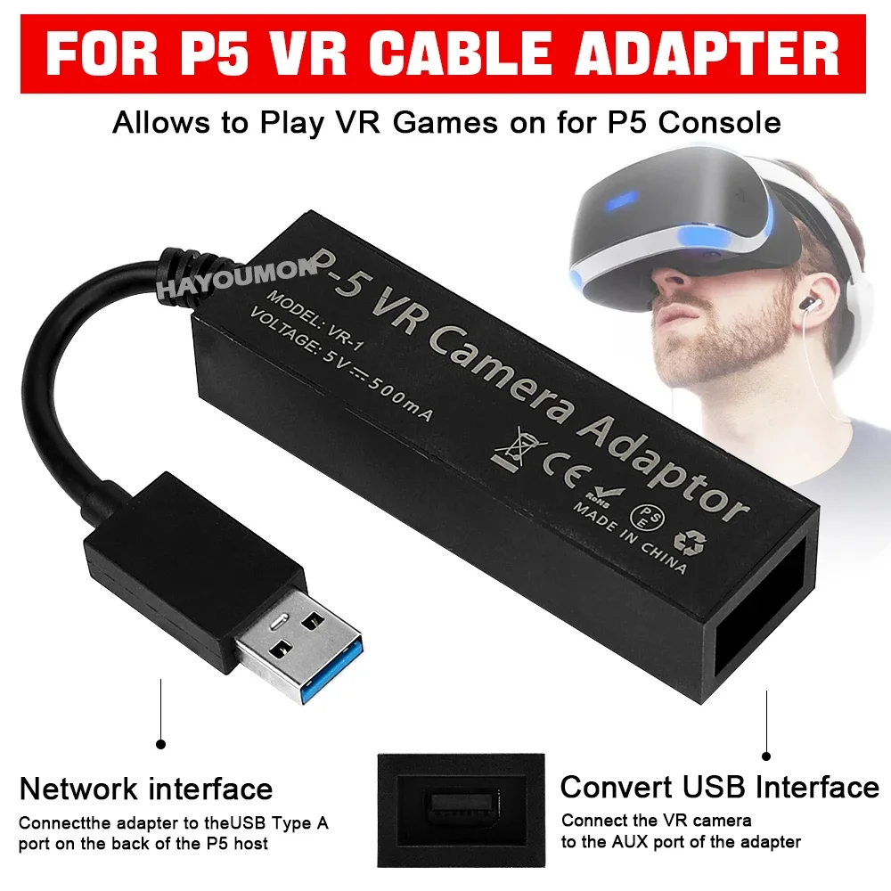 Untuk PS5 VR Kabel Adaptor unt - Gaming Console Buttons ulasan dan harga