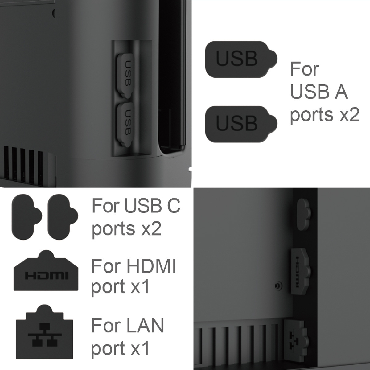 Set Penutup Debu Silikon untuk - Gaming Console Type ulasan dan harga