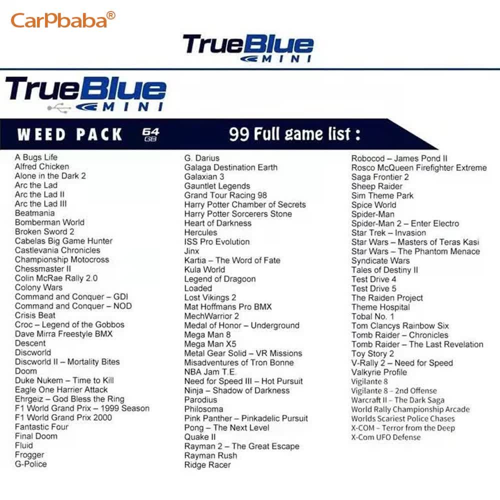 T64 Untuk True Blue Mini CRACK - Gaming Console Genesis ulasan dan harga