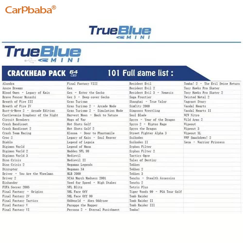 T64 Untuk True Blue Mini CRACK - Gaming Console Genesis ulasan dan harga